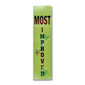 2"x8" Stock Recognition Ribbons (MOST IMPROVED) LAPEL